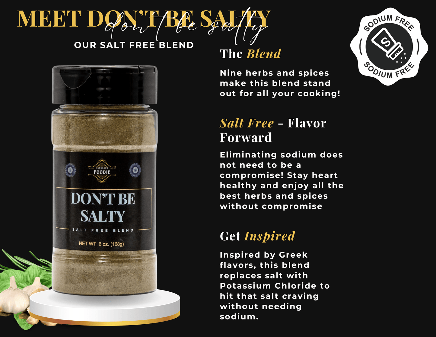 Don't Be Salty! - Fabulous Foodie