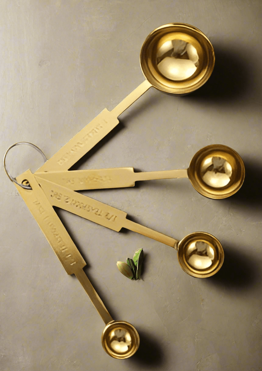 Gold Measuring Spoons - Fabulous Foodie